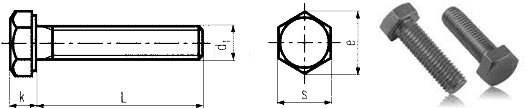 DIN 558 - Fully Threaded Maching Bolts