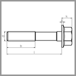 DIN 6922 - bolts with reduced shank