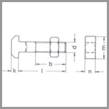 T-Head Bolts With Double Nip