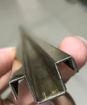Decorative Stainless Steel Omega Profile Section