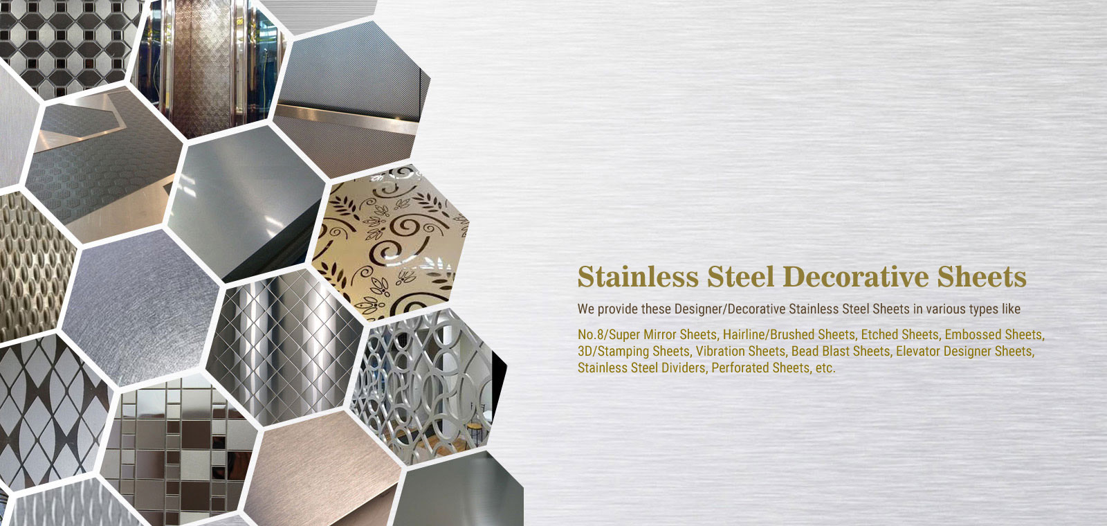 Stainless Steel Decorative Sheets